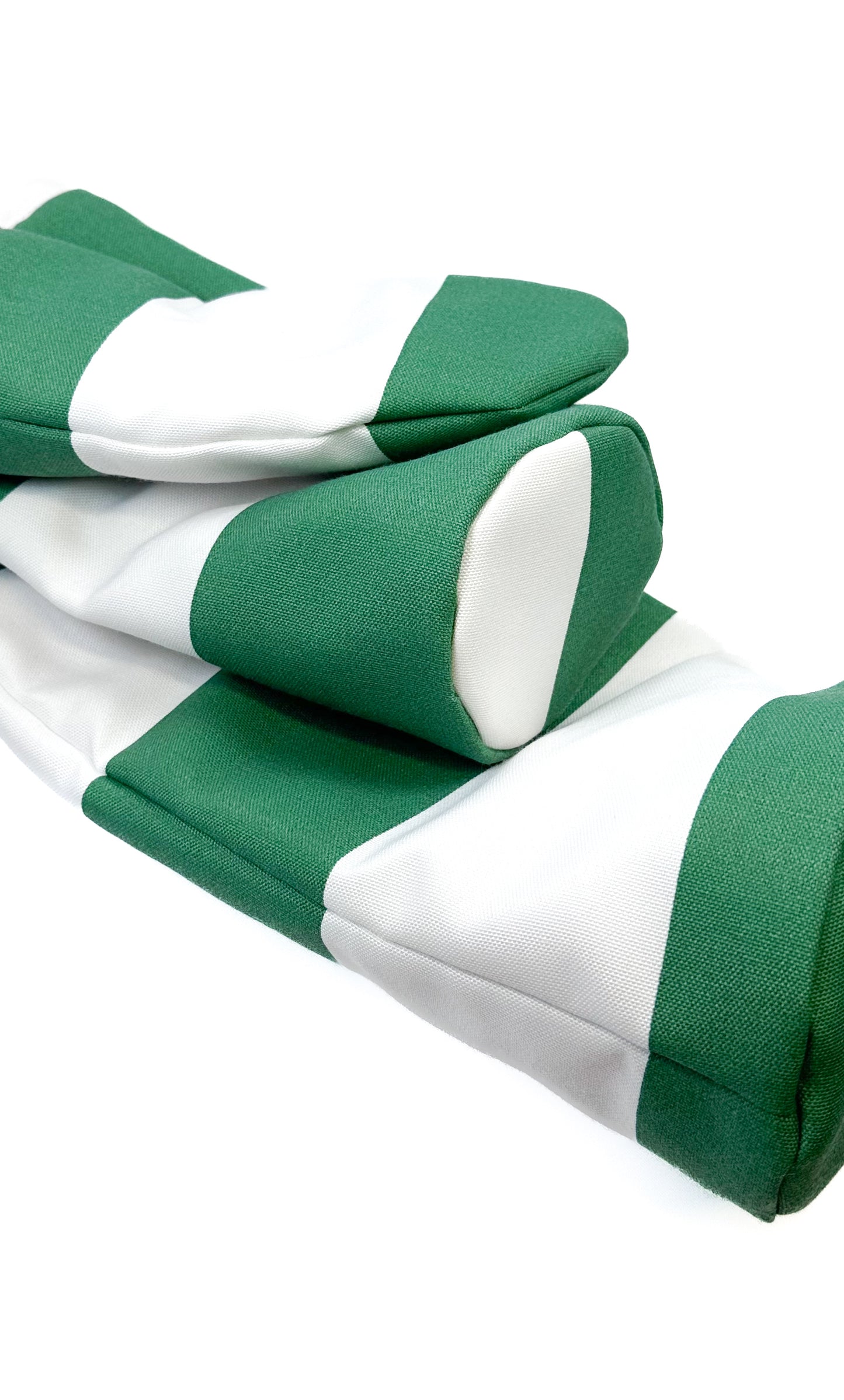Green & White Stripe