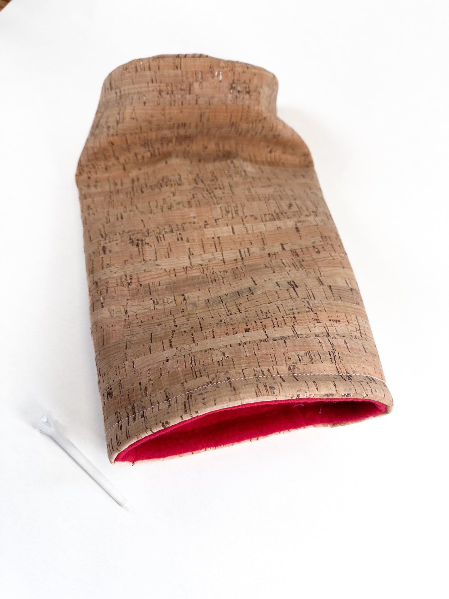 Cork! Natural cork barrel style golf headcover