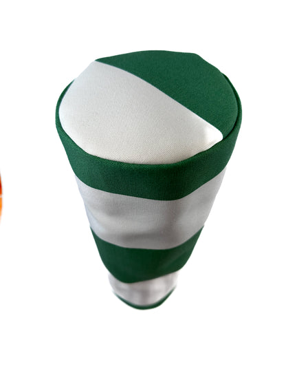 Green & White Stripe